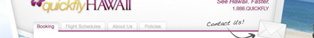 quickflyHawaii Online Flight Booking System
